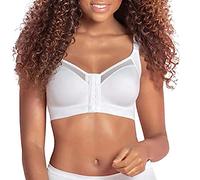 Soutien-Gorge de Sport réglable pour Femme pour Le Fitness, Le Yoga, la Course à Pied, Soutien-Gorge sans Armature, Fermeture Avant, Soutien-Gorge de Brassiere Sport Femme Rose Soutien (White, XXXL)
