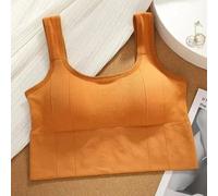 Soutien-Gorge De Sport Respirant Anti-Transpiration Haut De Fitness Femmes Soutien-Gorge De Yoga Sans Couture Antichoc Haut Court Push Up Soutien-Gorge De Sport Haut D'entraînement.Purple.One Size Fo