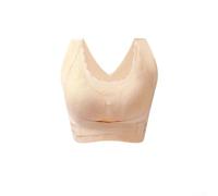 Soutien-gorge de sport sans couture pour femme pour un port confortable toute la journée et un style de vie actif (peau 3XL)