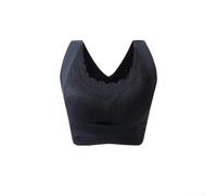 Soutien-gorge de sport sans couture pour femme - Pour un port confortable toute la journée et un style de vie actif (taille 2XL, noir)