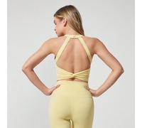 Soutien-gorge de sport sans dos à col montant FeatherFit™ See You Around, faible maintien, yoga à impact léger L,M,S,XL,XS,XXLUnicoloreÉtoffe