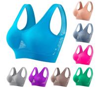 Soutien-Gorge de Sport sans pour Femmes Sans Fil Soutien Gorge Camisole Bralette avec Rembourré pour Femme Soutien-Gorge Armature avec Coussinets Amovibles Couture Brassière Push-Up Lingerie Bra