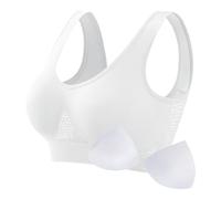 Soutien-gorge de sport tendance pour femme - Sous-vêtements respirants - Grande taille - Sans bords - Sans couture - Maille creuse - Soutien-gorge de sport fin - Soutien-gorge de yoga - Soutien-gorge