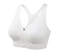 Soutien-Gorge de Sport Zippée Devant Dos Nageur avec Coussinets Soutien Élevé sous-vêtements de Sport Femme