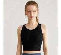 Soutien-Gorge De Yoga Pour Femmes,Fitness,Soutien-Gorge De Gymnastique À Fort Impact,Coussinet Push-Up,Gilet De Sport,Sous-Vêtements Respirants,Gilet De Course,Soutien-Gorge De Spo.Black.L