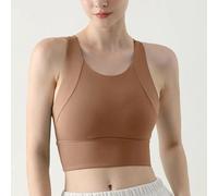 Soutien-Gorge De Yoga Pour Femmes,Fitness,Soutien-Gorge De Gymnastique À Fort Impact,Coussinet Push-Up,Gilet De Sport,Sous-Vêtements Respirants,Gilet De Course,Soutien-Gorge De Spo.Coffee.L