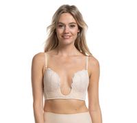 Soutien-gorge décolleté en V dentelle femme Magic Bodyfashion Beige 75A
