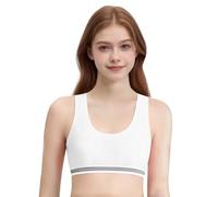 Soutien-gorge d'entraînement pour filles, soutien-gorge de sport, soutien-gorge sans fil, couverture mamelon, sous-vêtement de développement des filles, haut court doux et respirant confortable avec