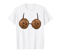 Soutien-gorge d'été en noix de coco Costume en noix de coco T-Shirt
