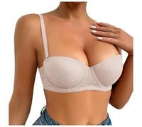 Soutien-gorge Dirndl grandes tailles pour femme - Soutien-gorge balconnet push-up avec armatures - Soutien-gorge sexy demi-coque - Bretelles larges - Légèrement rembourré - Sous-vêtements Oktoberfest