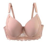 Soutien Gorge Dos Nu Lot Push Up De 6 Triangle avec Armature Brassiere Post Operatoire Mastectomie Femme Confort Top Sport sous Tient Allaitement sous-Vetements Sports Bra Fort Brassière Blanc