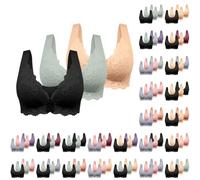 Soutien Gorge Dos Nu sans Armature 105A 90B Lot Croisé Brassiere Naissance Bebe Garcon Femme Taille L Rembourre sous Tiens Allaitement Brassière Sports Bra Fort Couture Soutient 105 K