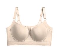Soutien Gorge Dos Nu, Soutien Gorge sans Armature 90G Decollete Plongeant Croisé Devant Brassiere Bleu Marine Fine Bretelles Femme Cotele Brassieres XXXXL Brassière d'allaitement Sport Maintien
