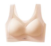 Soutien Gorge Dos Nu Soutien Gorge sans Armature Forte Poitrine Allaitement Grande Taille Coussinets Et Volumateurs Coquillage Transparent Nageur Mariage Sport Femme Sexy Brassiere Coton Bretelles