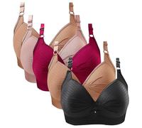 Soutien Gorge Dos Nu, Soutien Gorge sans Armature Transparente pour Forte Poitrine Souple Brassiere Femme Sport Genereuse Coussinets Brassière Couture Soutiens Confort De Fitness Gorg Grand