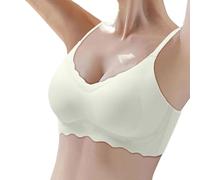 Soutien Gorge Dos Nu Soutien Gorge sans Complexe Coussinet Allaitement Soutif Bretelle Invisible Remonte Poitrine Push Up Sein Personnes Âgées Emboitant Soutiens Autoadhésifs Bralette Coquillage