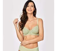 Soutien-gorge en dentelle pour femme - Grande taille - Couverture complète - Sans doublure, Vert avocat, 85 E (Taille Fabricant:32DD)