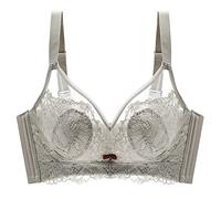 Soutien-Gorge en Dentelle Ultra Fin pour Femmes, Grande Taille, Bonnet d'oreille de Lapin, Bralette sans Fil, Lingerie d'été, Cadeaux