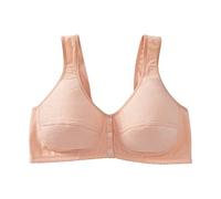 Soutien Gorge Féminin Sans Armature Avant Fermeture Dos En T Grande Taille Sans Couture Non Rembourré Grand Buste Deux Mille Quatre Vingt Cinq Fin Sans Baleine Effet Push Up Bretelles Larges Style Déb