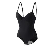 Soutien Gorge Femme avec Bretelles Body Sculptant Femmes Gainant Ventre Plat Bodysuit Shapewear Push Up Body Gainant Minceur True Shape Sensation sous-Vêtement Femmes Combinaison sans Couture