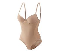 Soutien Gorge Femme avec Bretelles Body Sculptant Femmes Gainant Ventre Plat Bodysuit Shapewear Push Up Body Gainant Minceur True Shape Sensation sous-Vêtement Femmes Combinaison sans Couture