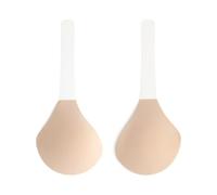 Bye Bra Soutien-gorge sculptant, à enfiler, soutien-gorge adhésif, soutien-gorge réutilisable, jusqu'à bonnet H, beige/noir, beige, C