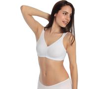 Sassa Soft-BH doppelt vorgeformt Soutien-Gorge de Tous Les Jours, Blanc-Weiß (Weiß 00100), 95CC Femme