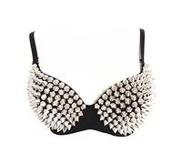 Soutien-gorge femme sexy steampunk strass nuit romantique