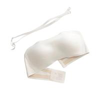 Soutien Gorge Fermeture Devant Bandeau Grande Taille Rallonge Baleine Bretelle Large Poitrine Push Up Sans Bretelles Attache Emboitant Avec Armature Amovible Sein Adhesif Femme Brassiere Dentelle
