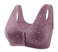 Soutien Gorge Fermeture Devant Femme Soutien Gorge Correcteur De Posture, BrassièRe Forte Poitrine Confortable Et SéCurisant Ultra Doux sans Anneau en Acier Toutes Saisons