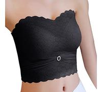Soutien Gorge Grande Taille Bandeau Allaitement Cache Coeur Dentelle Poitrine Sans Armature Dos Nu Coussinet Post Operatoire Fermeture Devant Soutiens-Gorge Classiques Rallonge 3 Crochets Ensemble Sou