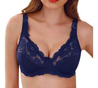 Soutien-Gorge Grande Taille Classiques Sexy Dos Transparent Florale Chemises 1PC pour Femme et Fille sans Armature Ete Sports Bra Lingerie Sport Wireless Camisole Pyjama Lace Bra