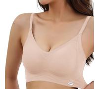 Soutien-Gorge Grande Taille Confortable pour Un Usage Quotidien Conçu pour Les t-Shirts Parfait pour Toutes Les Saisons Caractéristiques Taille détaillée pour Une sélection Facile (Beige- L)