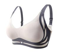 Soutien-Gorge Grande Taille Femmes sans Armatures Soutien-Gorge Push up sans Fil Confortable, sans Couture, Soutien-Gorge De Levage pour Les Seins Affaissés