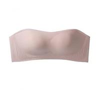 Soutien Gorge Grande Taille Fermeture Devant Baleine Strapless Bra Bretelle Amovible Bandeau Sans Armature Sein Adhesif Ensemble Sous Vetement Femme Large Bretelles Push Up Anti Dérapant Body Transpar