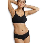 Soutien-gorge grossesse et allaitement rembourré sans coutures noir M