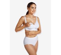 Soutien-gorge grossesse et allaitement sans coutures Carri-gel blanc S