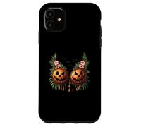 Soutien-gorge hawaïen en coquille de noix de coco citrouille Jack O Lantern Halloween Coque pour iPhone 11