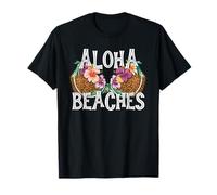 Soutien-Gorge hawaïen en Noix de Coco Funny Coconut Boobs Aloha Beaches Hula T-Shirt