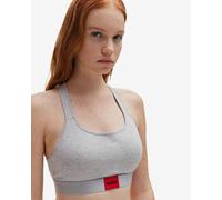 Soutien-gorge HUGO Pad Logo gris rouge - L