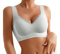 Soutien Gorge Invisible Soutien Gorge sans Armature Brassiere Femme sans Armature Bralette Seamless Push Up Non Rembourrée Légèrement Doublée Confort Quotidien Discret