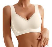 Soutien Gorge Invisible Soutien Gorge sans Armature Brassiere Femme sans Armature De Classique Bralette Seamless Push Up Non Rembourrée Légèrement Doublée Confort Quotidien Discret