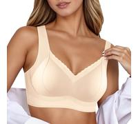 Soutien Gorge Invisible Soutien Gorge sans Armature Brassiere Femme sans Armature De Classique Non Rembourrée Légèrement Doublée Soft Support T-Shirt Bra Confort Quotidien Été 2026