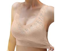 Soutien Gorge Invisible Soutien Gorge sans Armature Brassiere Femme sans Armature Dentelle Sexy Bonnet Galbant Bretelles Ajustables Grande Taille (Note : Contient Armature → Gardé Car dans Source)