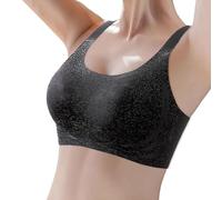 Soutien Gorge Invisible Soutien Gorge sans Armature Brassiere Femme sans Armature Latex Seamless Push Up Petits Seins Bande Gel Souple Filet Respirant Bonnet Fixe Confort Extrême