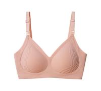 Soutien Gorge Invisible Soutien Gorge sans Armature Brassiere Femme sans Armature Look Romantique Dentelle Florale Fermeture Avant Idéal sous Robes Légères