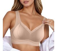 Soutien Gorge Invisible Soutien Gorge sans Armature Brassiere Femme sans Armature Non Rembourrée Légèrement Doublée Soft Support T-Shirt Bra Confort Quotidien Été 2026