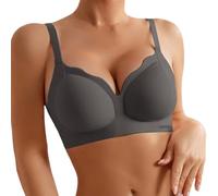 Soutien Gorge Invisible Soutien Gorge sans Armature Brassiere Femme sans Armature/Seamless Bralette Push Up Rembourrage Léger Soft Cup T-Shirt Bra Quotidien Été
