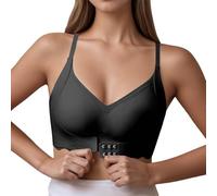 Soutien Gorge Invisible Soutien Gorge sans Armature Brassiere Femme sans Armature/Style Français Seamless Petits Seins Rétractables Respirant Doux Collecte Ronde Anti-Écartement