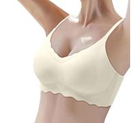 Soutien Gorge Invisible Soutien Gorge sans Armature Brassiere Femme Tous Les Jours Bande Gel Lift Soutien Doux Seamless Pas De Bourrelet Côtés Bonnet Demi Fixe Push Up